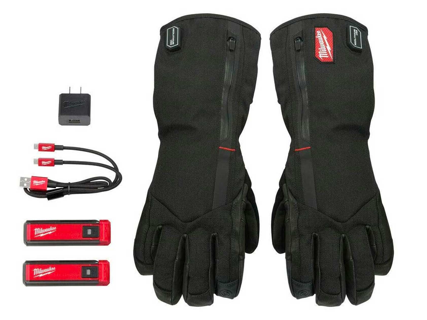 Milwaukee REDLITHIUM USB Heated Gloves with Battery and Charger