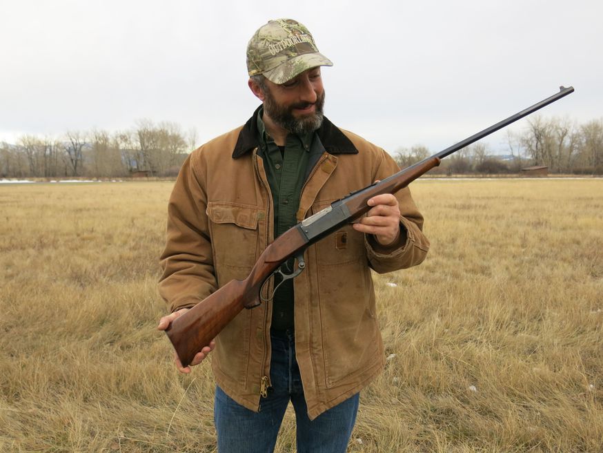Outdoor Life shooting editor John B. Snow with his Savage 99 chambered in .300 Savage.
