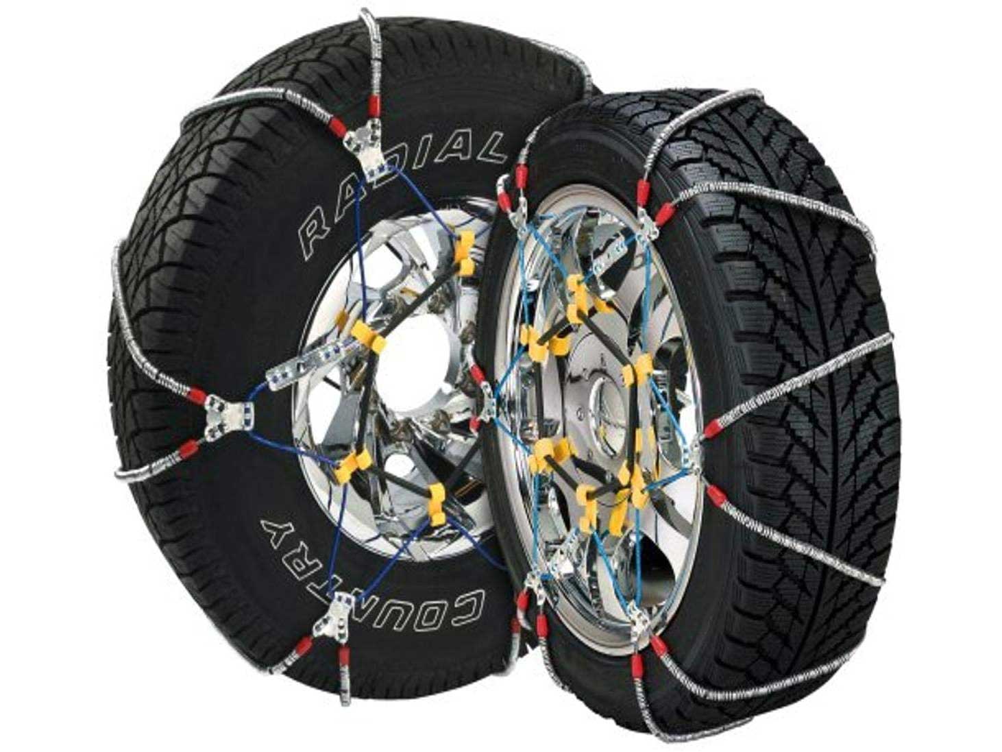 Security Chain Company SZ137 Super Z6 Cable Tire Chain for Passenger Cars, Pickups, and SUVs - Set of 2