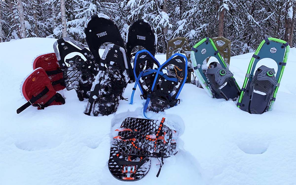 A group of the best snowshoes