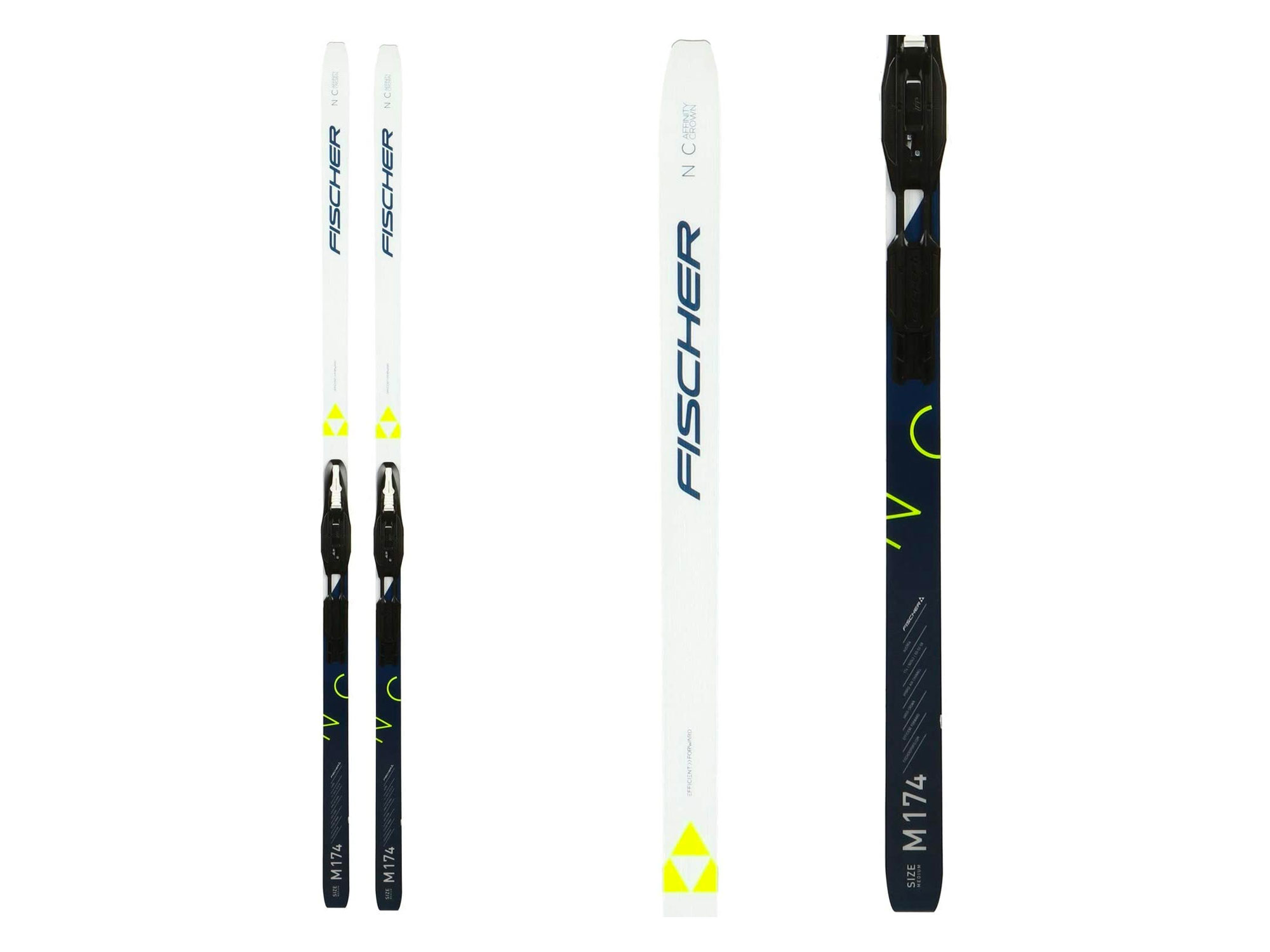 Fischer Affinity EF Crown My Style XC Skis w/Tour Step-in IFP Bindings