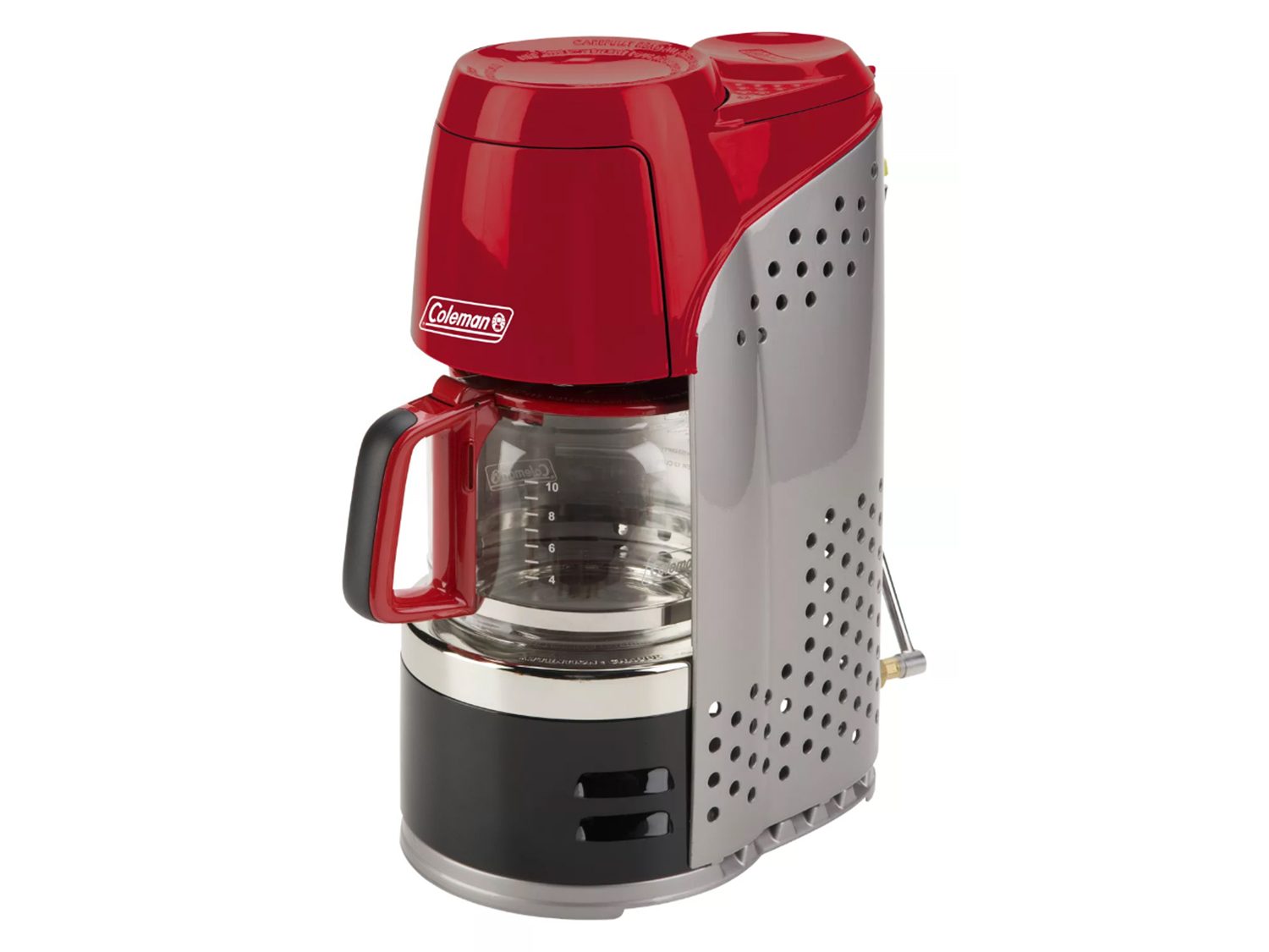 Coleman QuikPot Propane Coffeemaker is a great camping coffee maker.