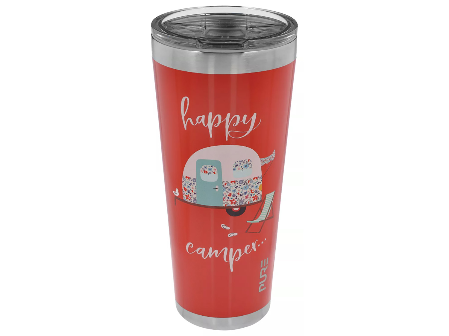 Bass Pro Shops Happy Camper Stainless Steel Tumbler