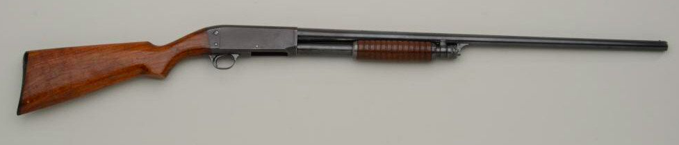 The Model 17 was a bottom-eject pump shotgun that was only offered in 20-gauge.