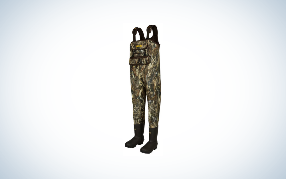 camo chest waders for men