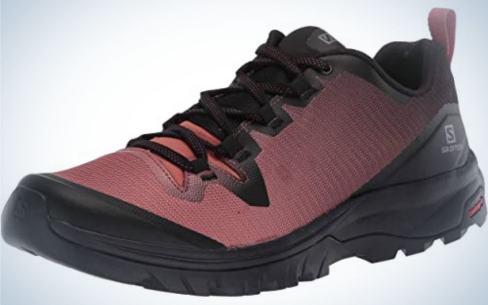 Thick black women's hiking shoes
