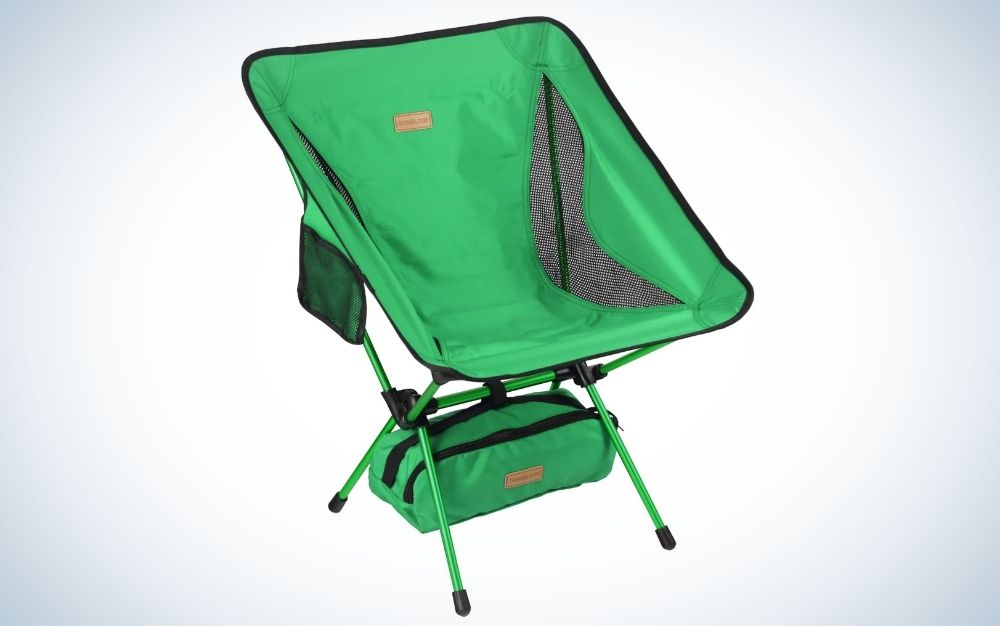 Lightweight, green, portable camping chair for the best father's day gift