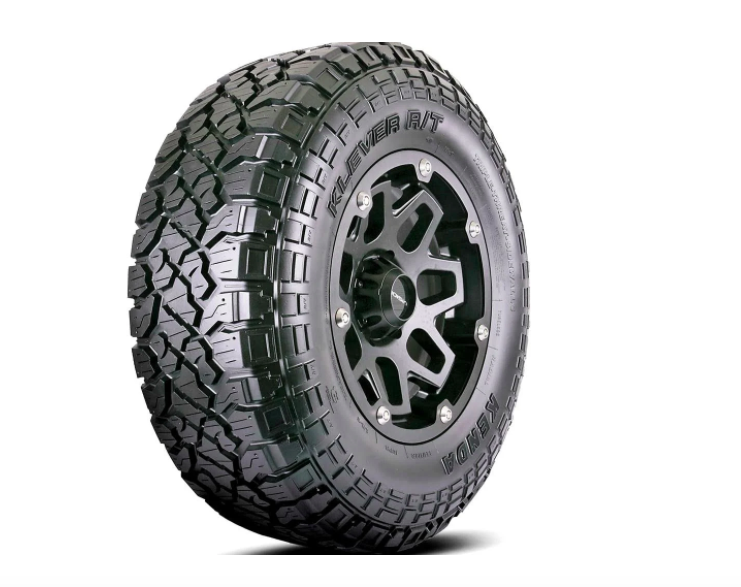 This tire was designed for mud, but performs on pavement as well.