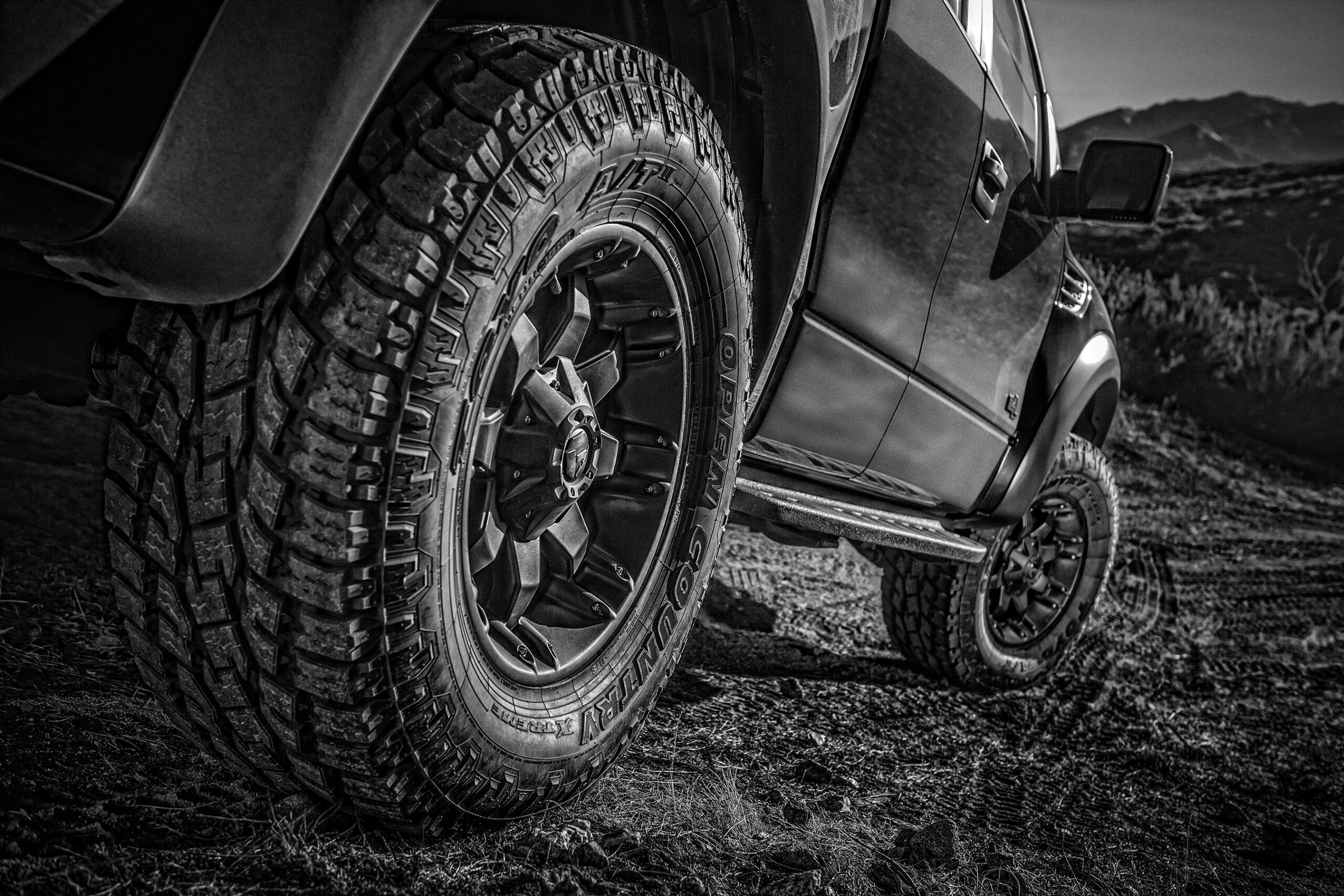 Aftermarket truck tires allow you to access locations standard tires will not.