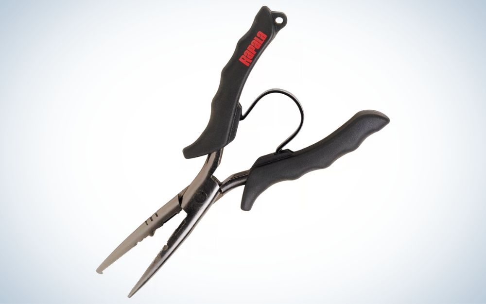 Rapala stainless steel pliers is our pick for best fishing pliers.