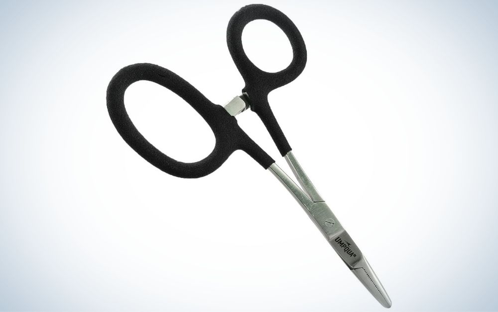 Umpqua fly fishing forceps are our pick for best fishing pliers.