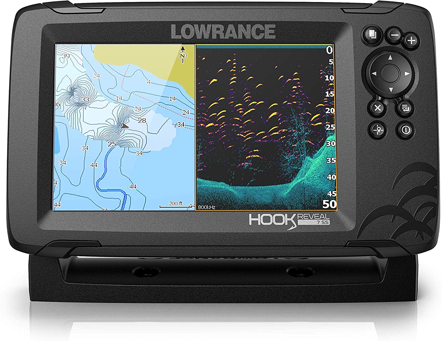 Lowrance hook 7 is the best fish finder for a kayak
