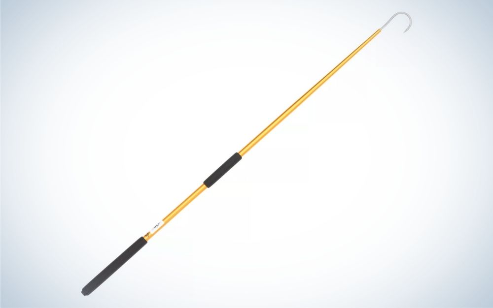 Yellow and black, taper tip aluminum gaff