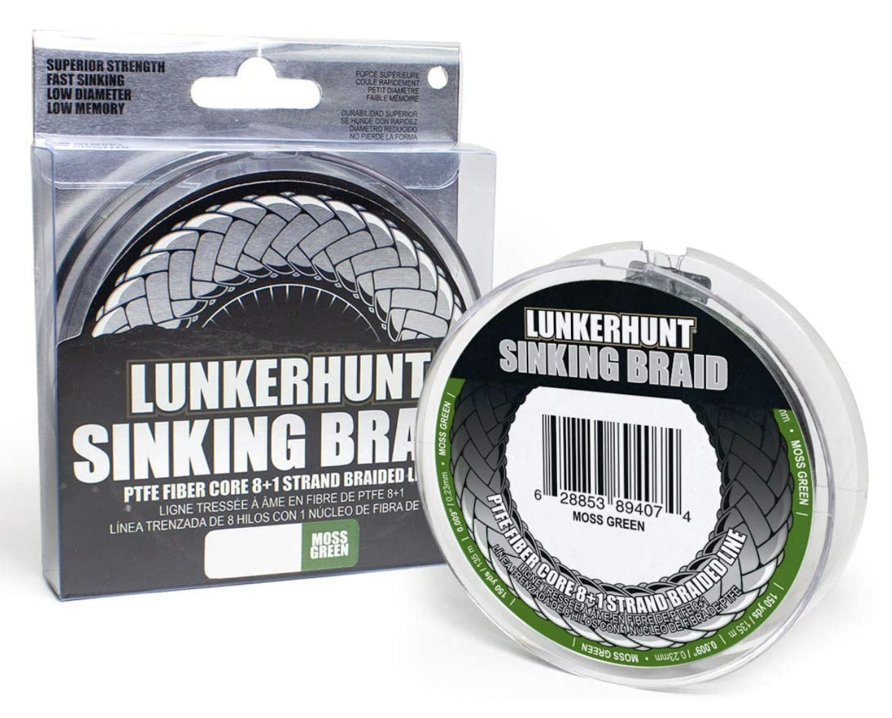 Lunkerhunt Sinking is the best braided fishing line.
