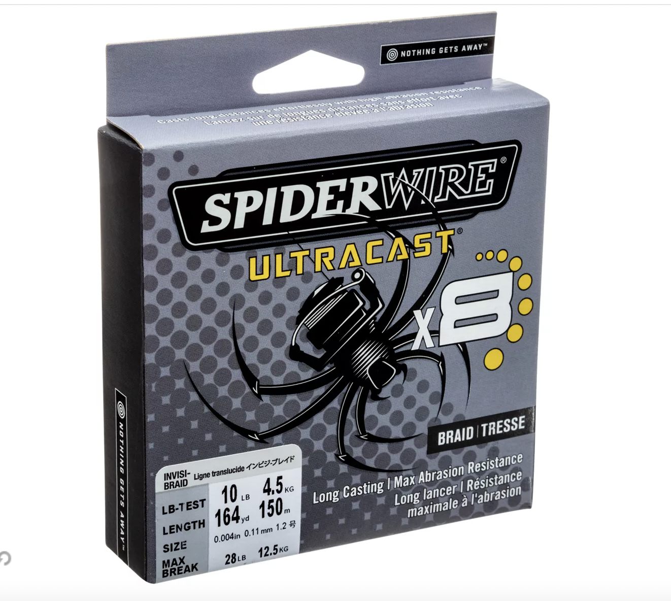SpiderWire UltraCast is the best braided fishing line.