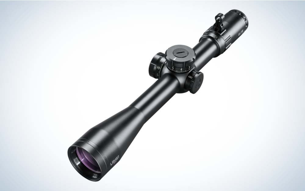 A black Bushnell scope