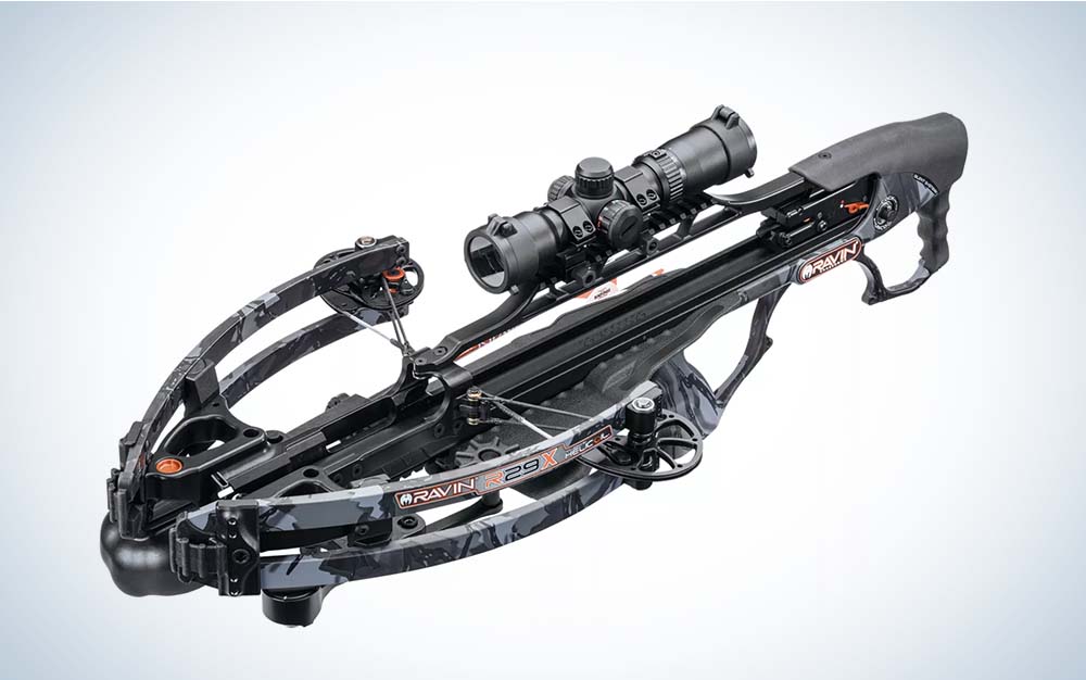 A black Ravin R29X crossbow