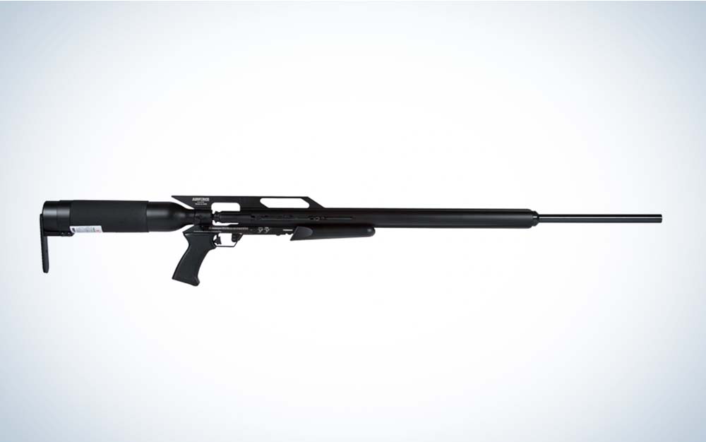 A black AirForce Texan air rifle