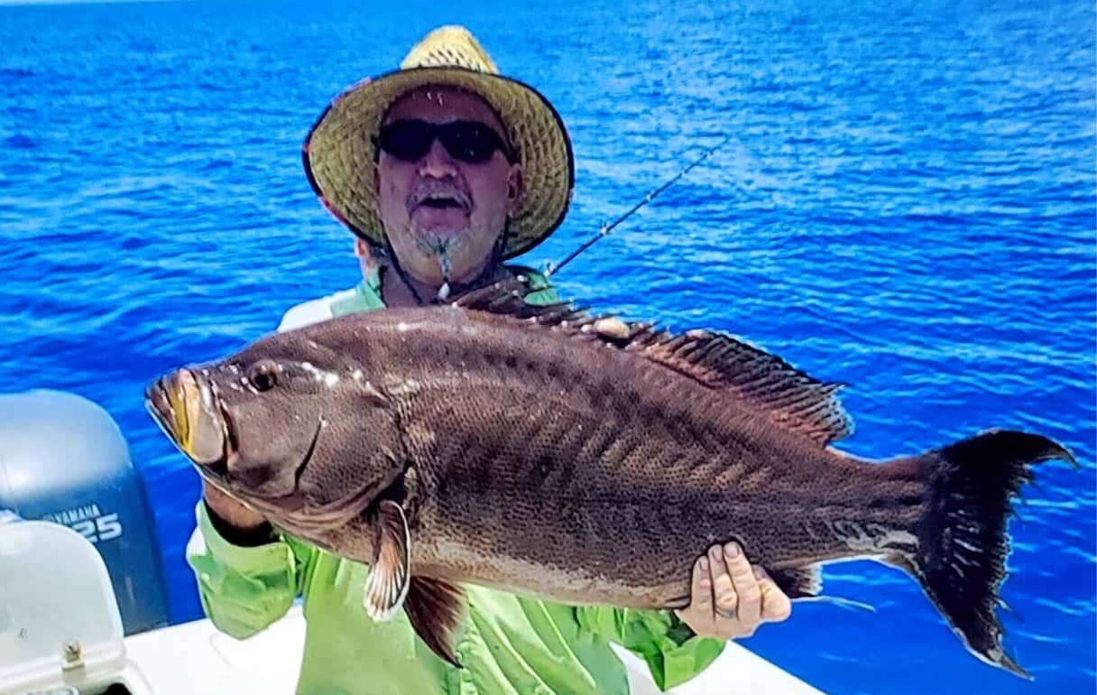 A new Florida fishing record for scamp.