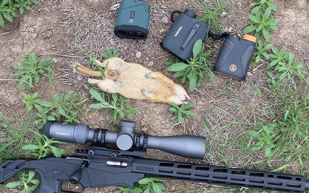 Rangefinders, a gopher, and a bolt action precision rifle