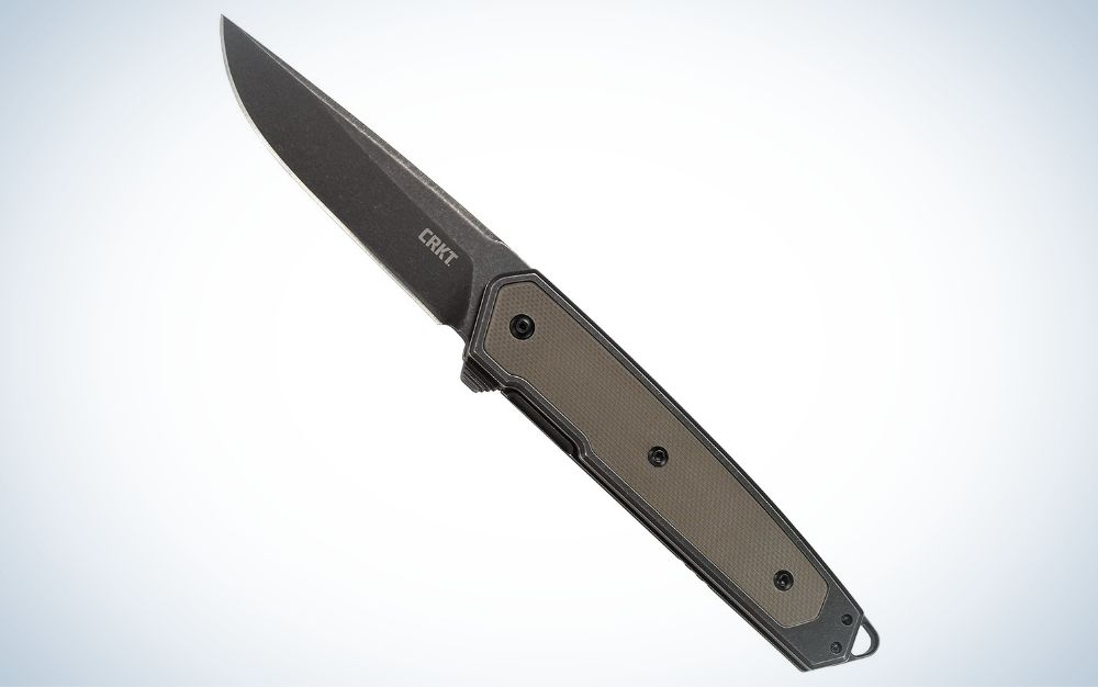 CRKT Cinco is the best folding skinning knife.