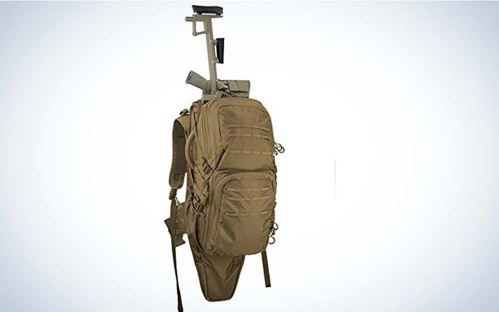Eberlestock Lo Drag II is our pick for the best bug out bag.
