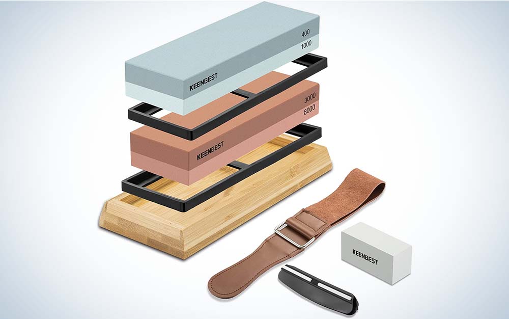 Keenbest Whetstone is our pick for the best sharpening stone.