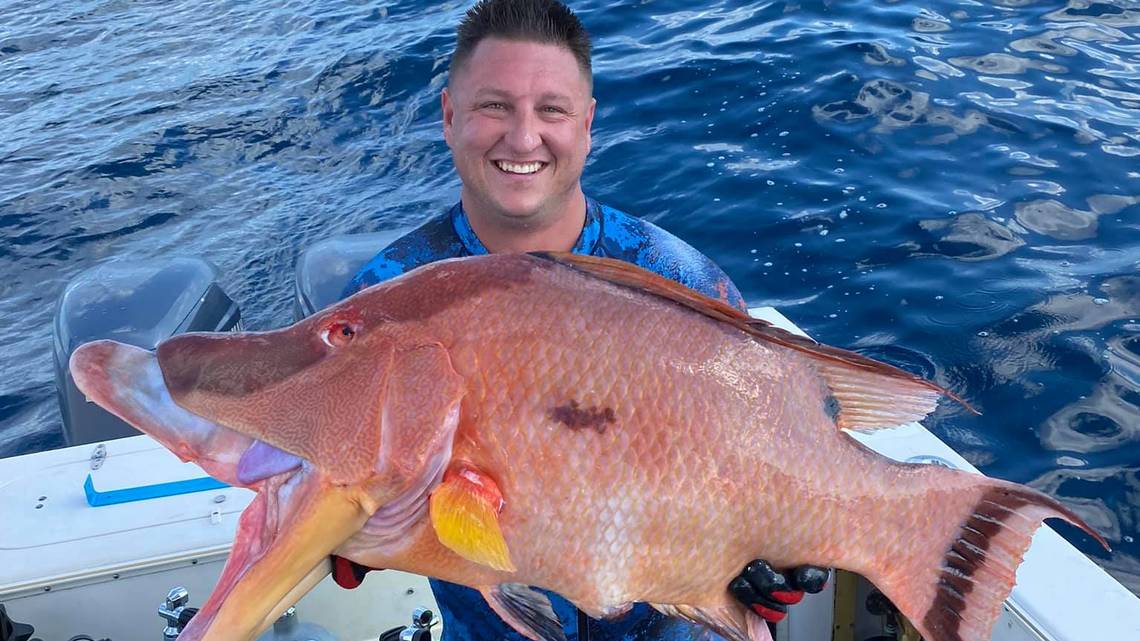 James Michaelin's hogfish weighed more than 20 pounds. Hogfish are also known as the "Captain's Fish" since charter boat captains rarely give them up. They are one of the best tasting fish that swim.