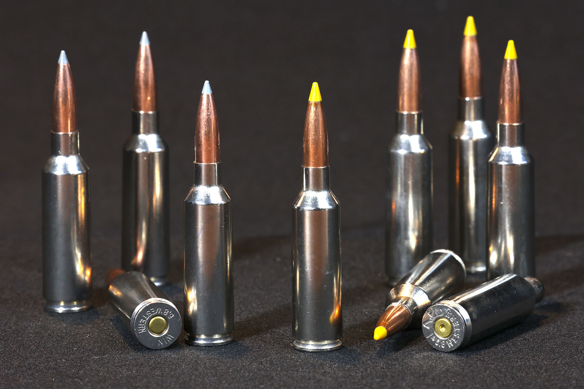 Hunting ammo, like these 6.8 Western cartridges, are worth their weight in gold. Train with them wisely. 