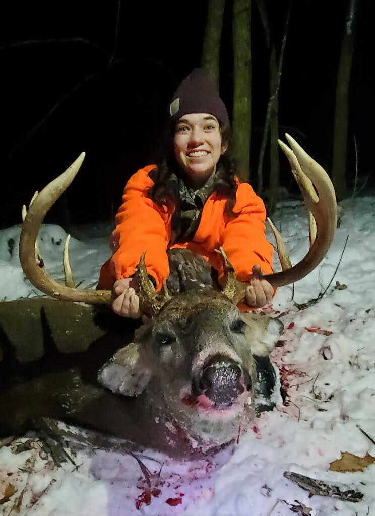Weix' first buck ever carried 13 points. 