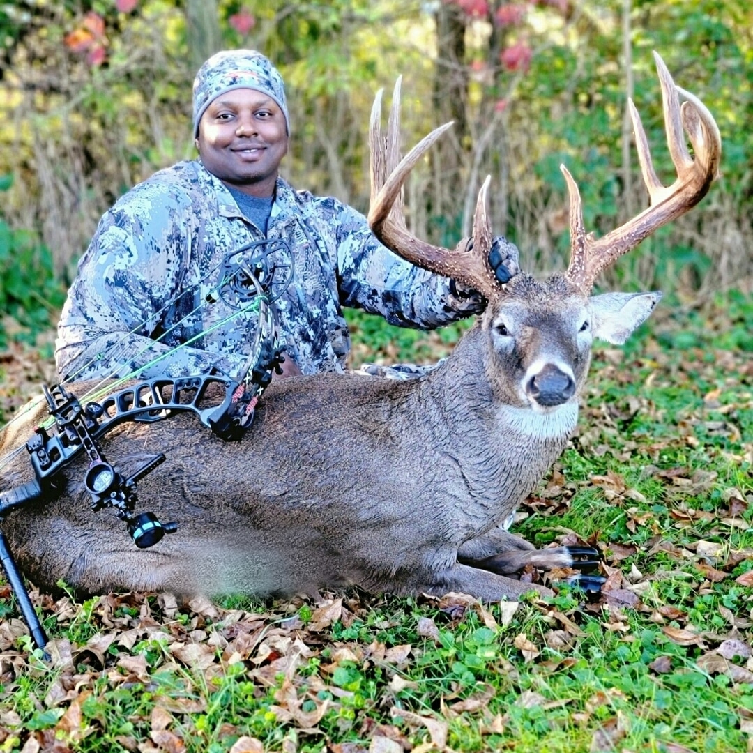 Chez Martin with a stud of an Ohio 10-pointer. 