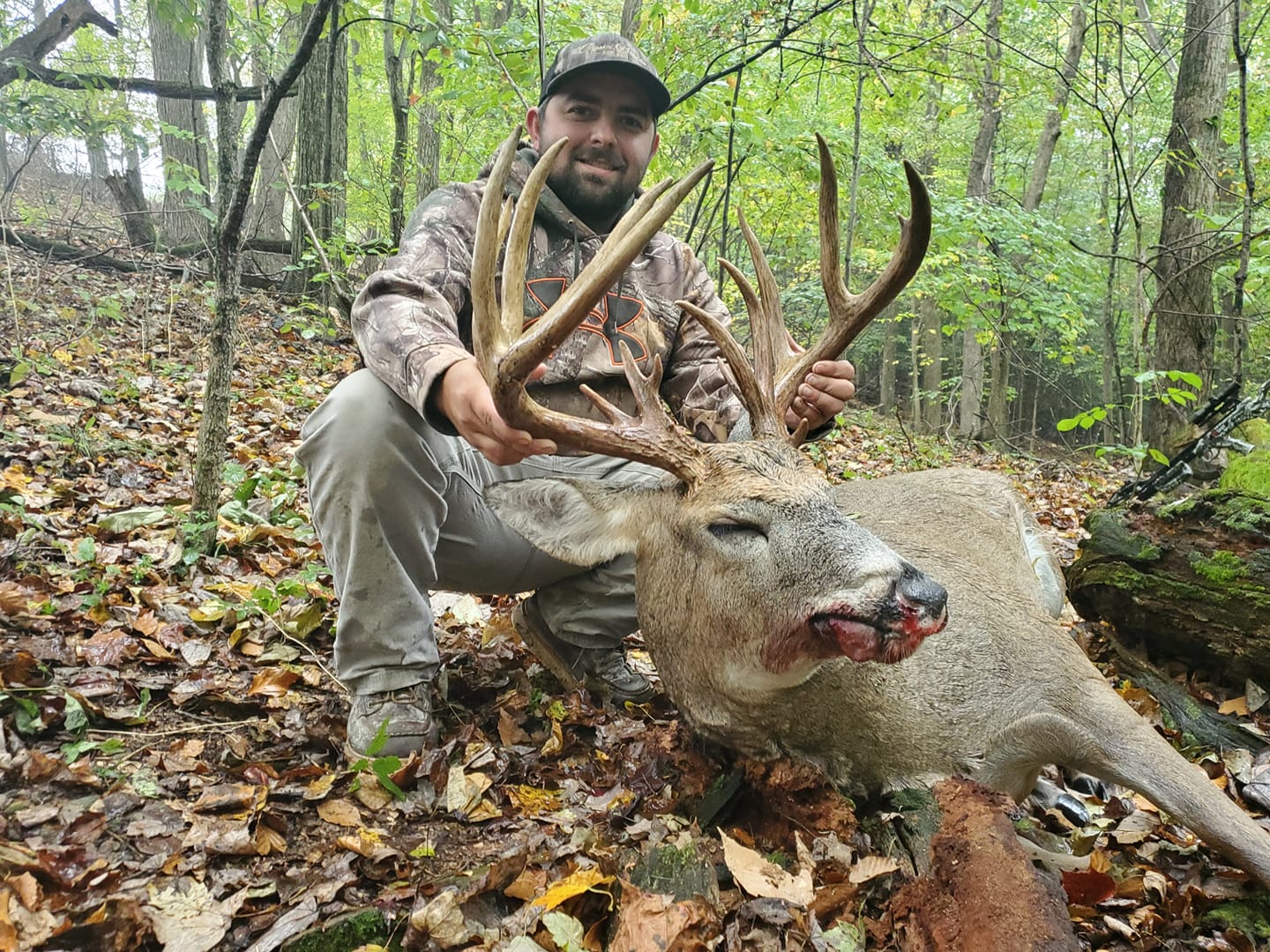 Tyler Roberts arrowed this giant Ohio buck.