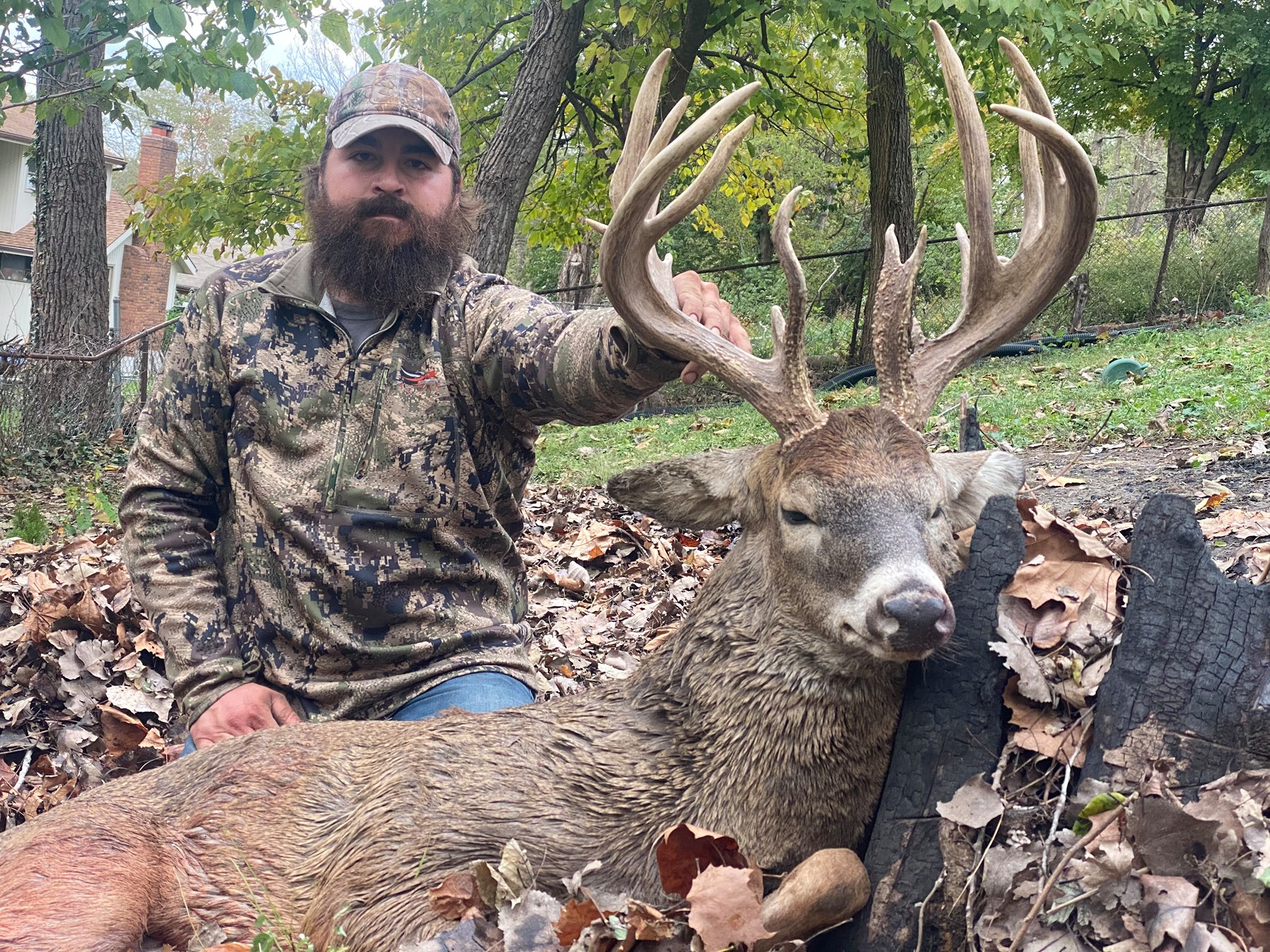 Parker Brown with his 195 Kansas giant.