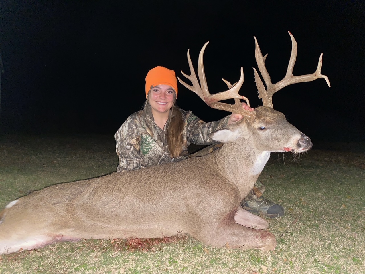 A schoolteacher from Oklahoma tagged a great buck this fall.