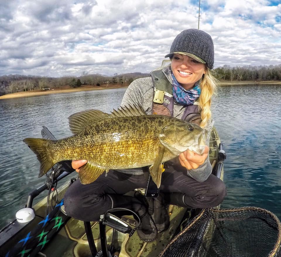 You can catch big fish on open water during the winter.