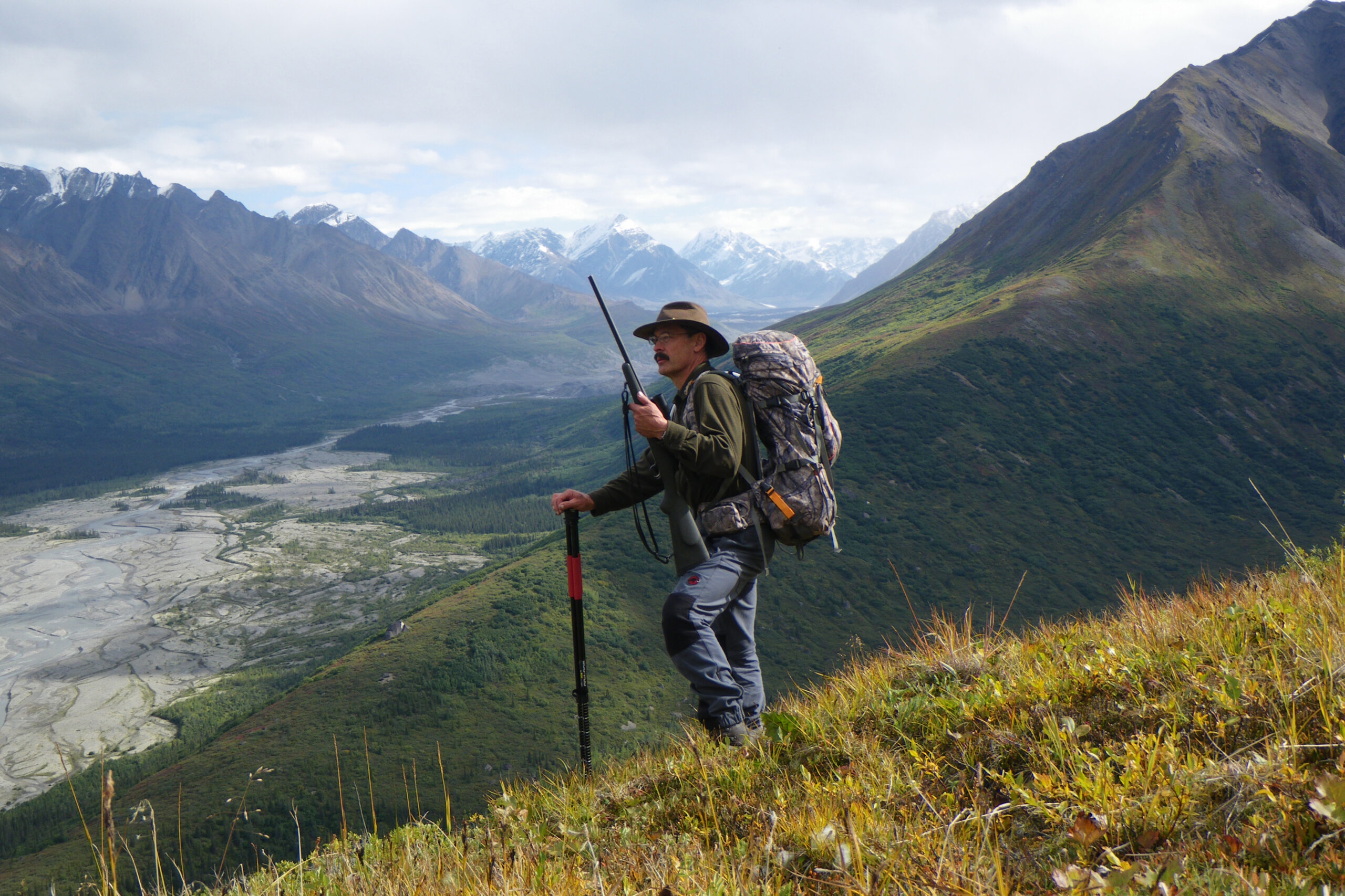 A sheep hunt in Alaska requires a particular rifle.