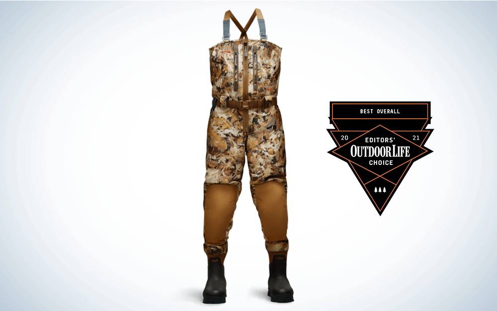 The best duck hunting wader in camouflage with black boots