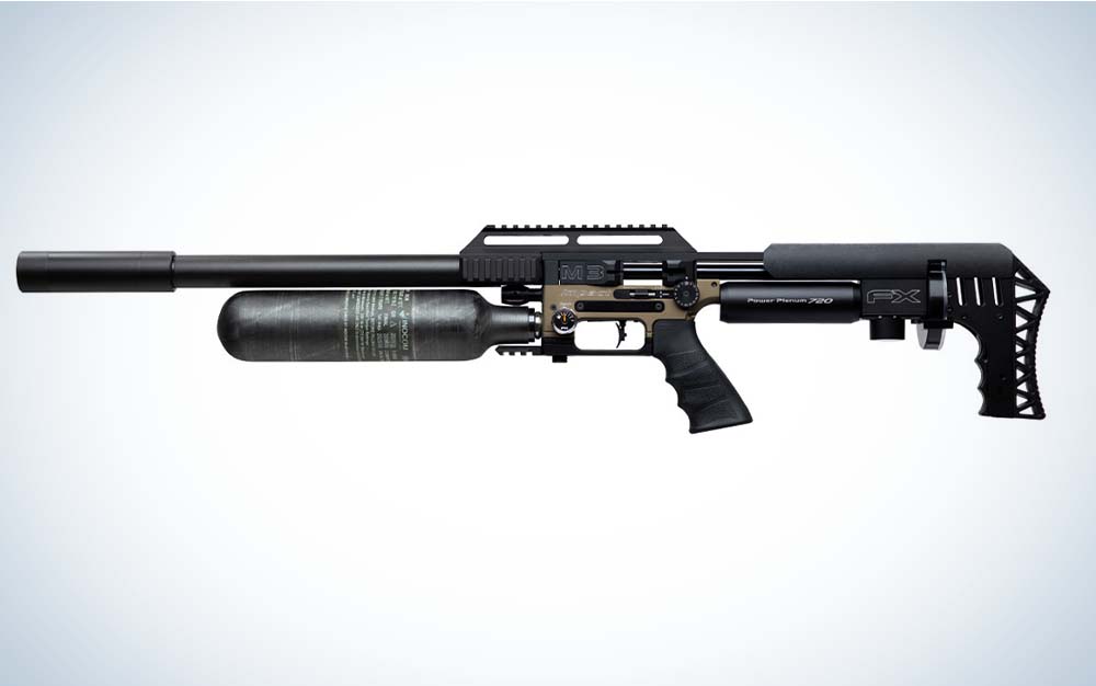 A black air rifle that's the most accurage .22 air rifle