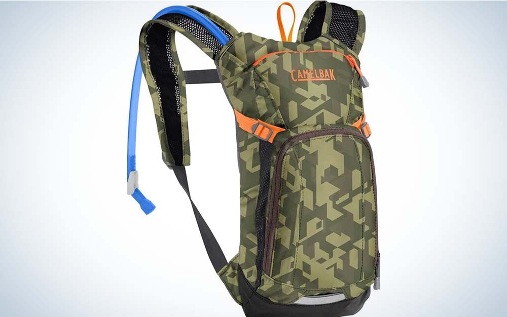 A camo backpack that is the best kids' hiking backpack