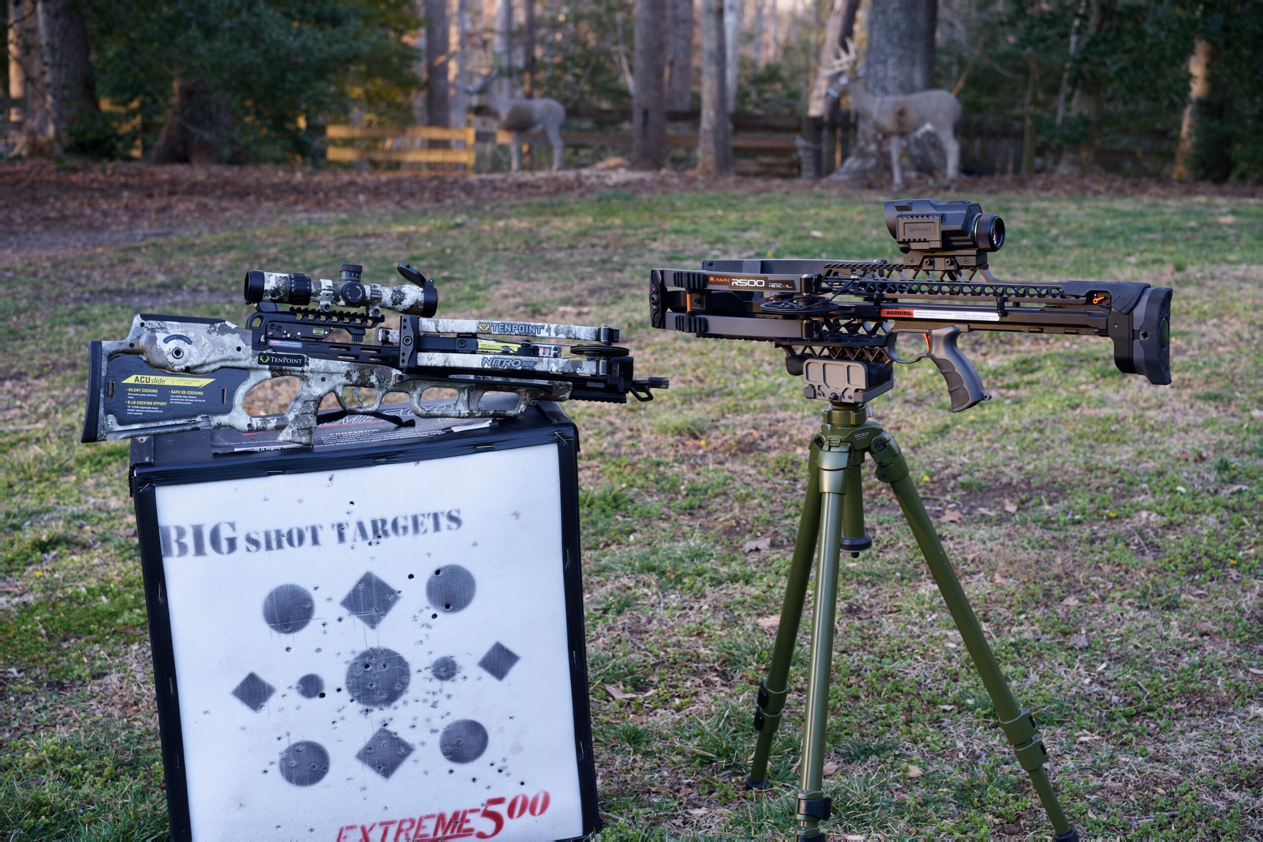 Ravin R500 and Tenpoint Nitro 505 the two fastest crossbows