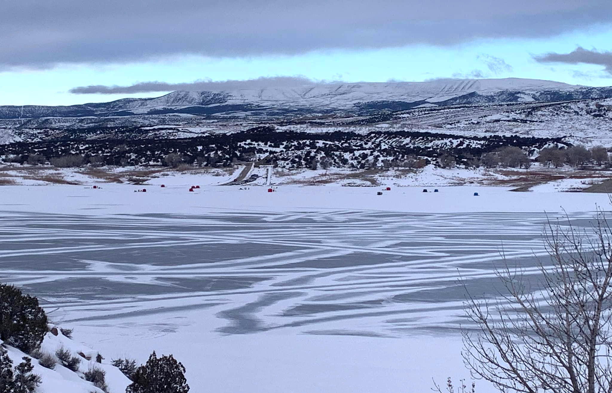 An ice fisherman drowned in Steinaker Reservoir on Feb. 19.