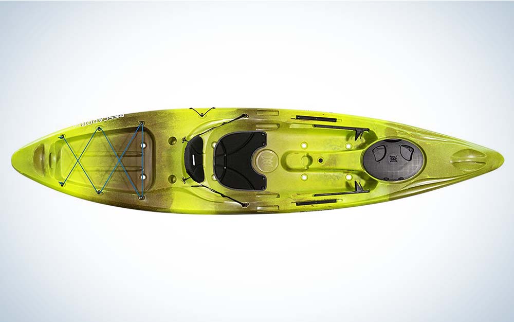 A green and grey best kayak under $1,000
