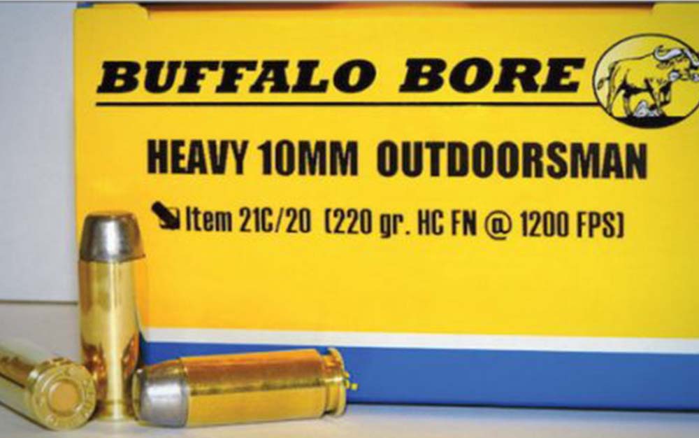A yellow box of best 10mm ammo