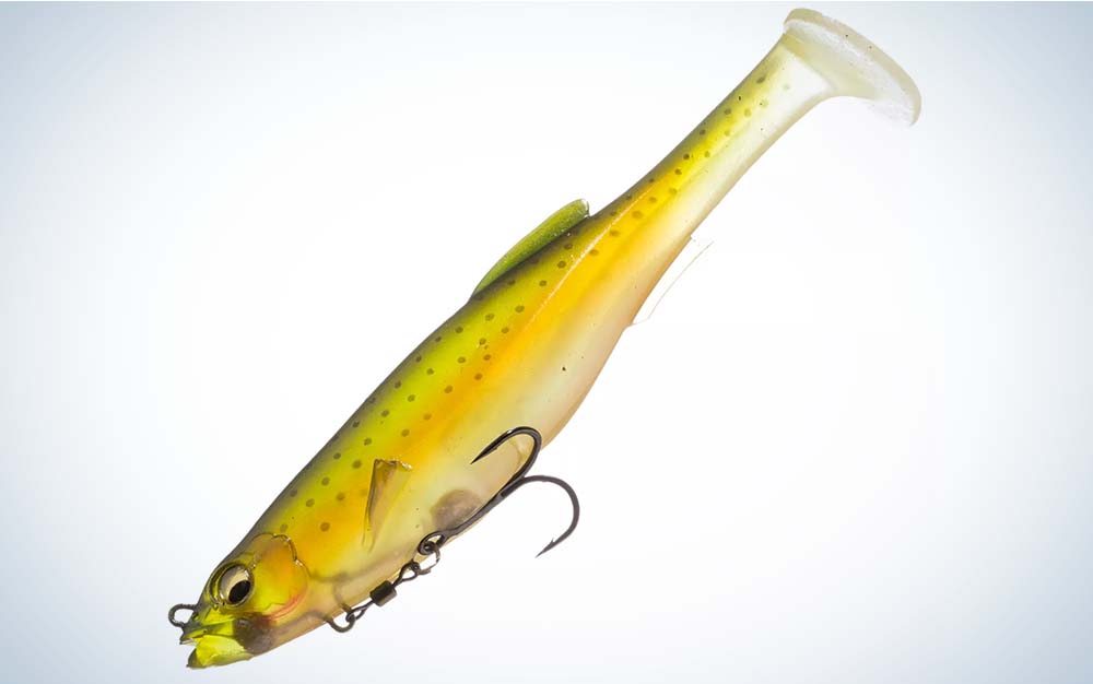 A yellow best swimbait for bass