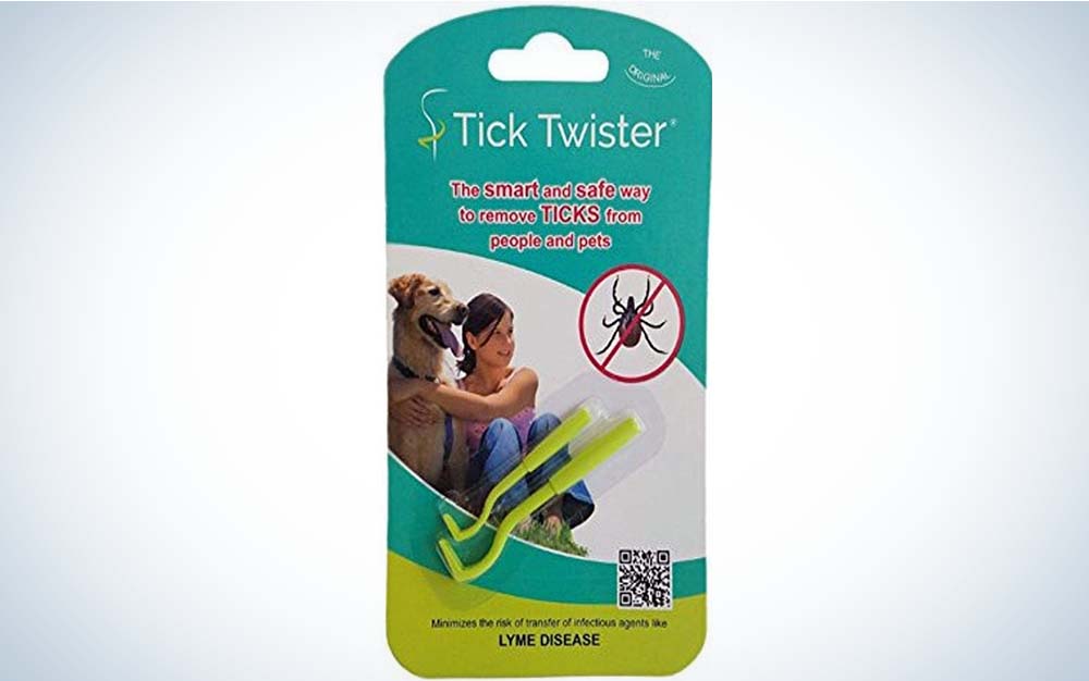 A green package of green tick twisters