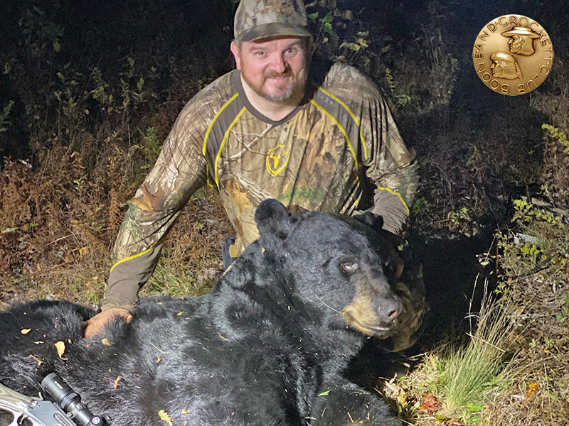 Paul Bishop's New Hampshire black bear tipped the scale at 500 pounds. 