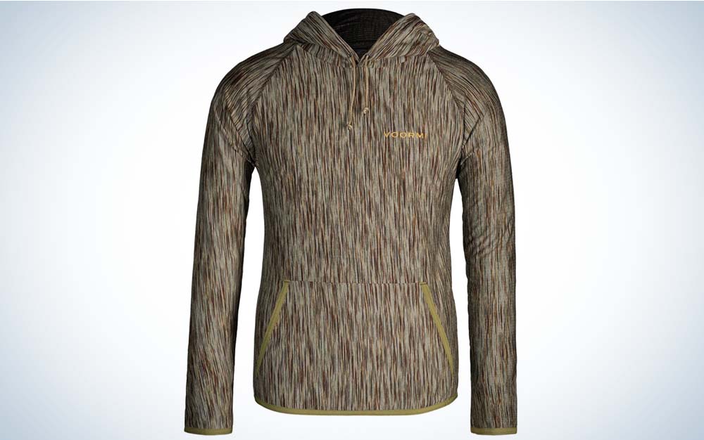 A green long sleeve best camo for turkey hunting