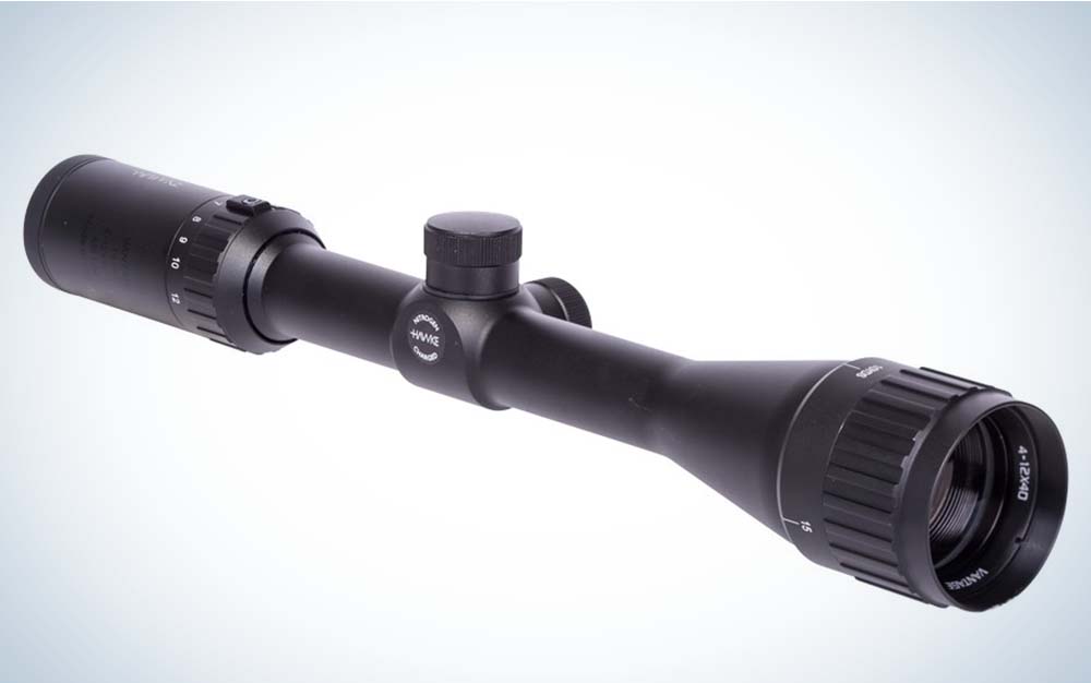 A black best air rifle scope