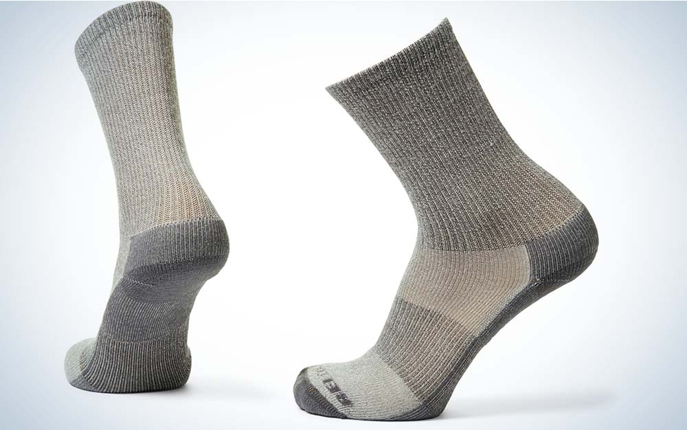 Two grey best hiking socks