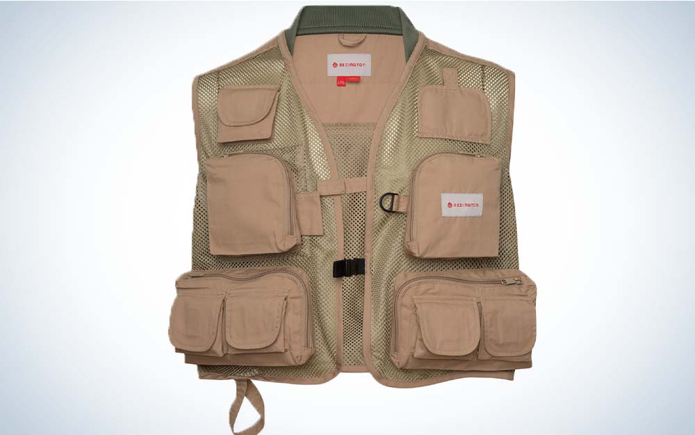 Details about   Ausable 22 Pocket Fly Fishing Vest Khaki Large NWT 